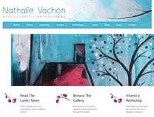 Tablet Screenshot of nathalievachon.com